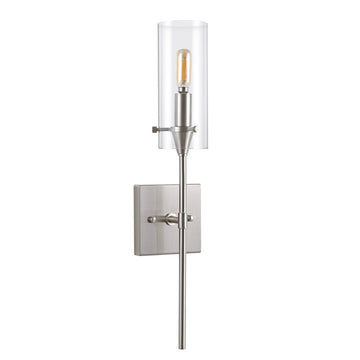Cato Bohemian Farmhouse Iron/Glass LED Vanity - JONATHAN Y